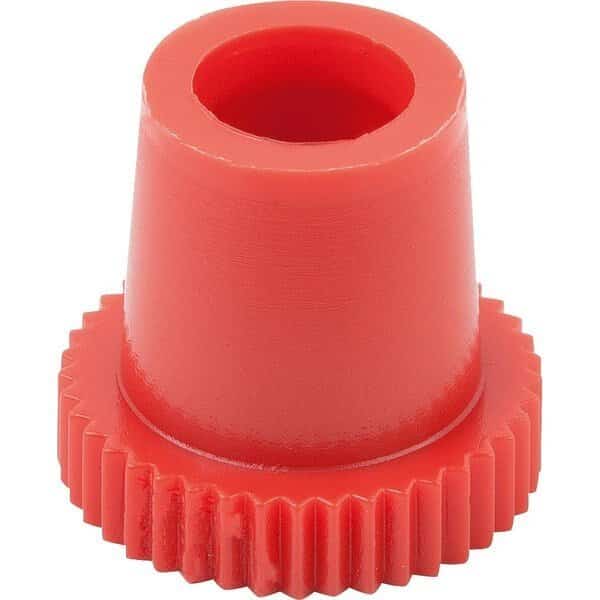 Folding Screw Cap, 12 mm Dia., Red, Polyethylene