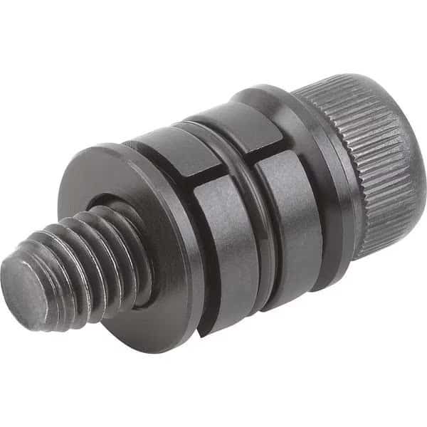 Centring Clamp Round, Form:B, M08X25, H=11, 5, Steel, Comp:Steel