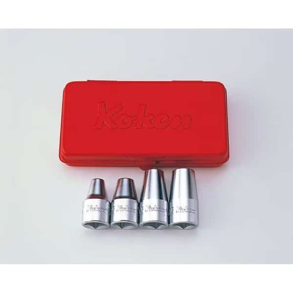 Stud Bolt Setter set M6-M12 4 pieces 1/2 Sq. Drive