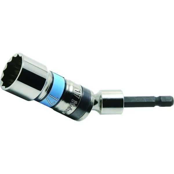 Universal Long Socket 13mm 12 Point 100mm 1/4 Hex Drive