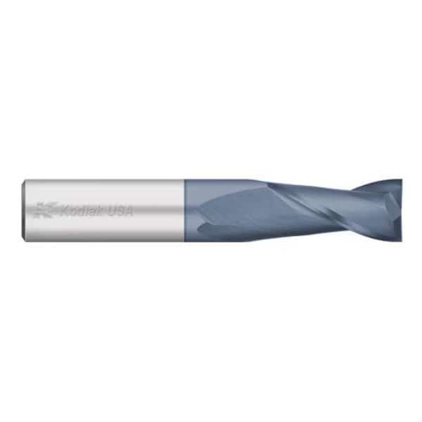 3/16 2 Flute Carbide Endmill Single End ALTIN Coated