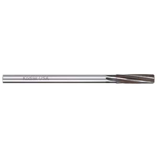 .1855 Cobalt Reamer Right-Hand Spiral Dowel Pin Sizes