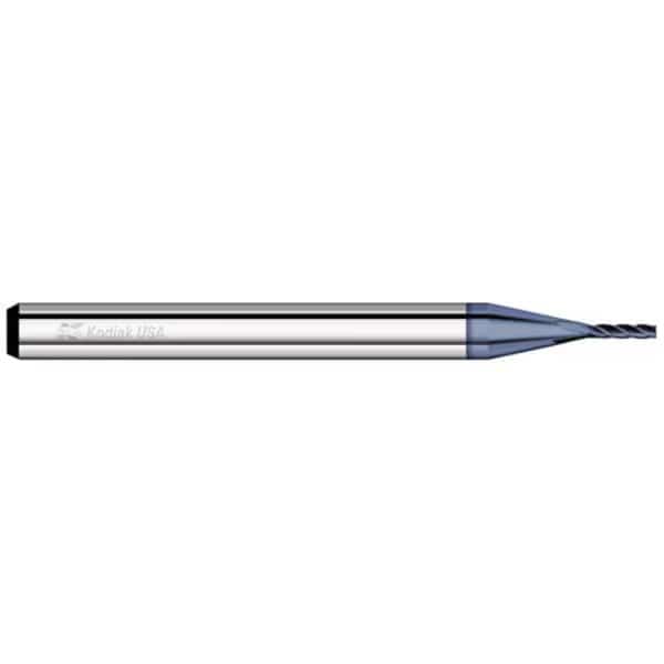 0.092 Carbide Endmill 4 Flute Micro Square End ALTIN Coated