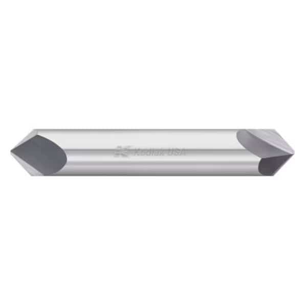 1/4 Carbide Chamfer Mill 2 Flute Double End