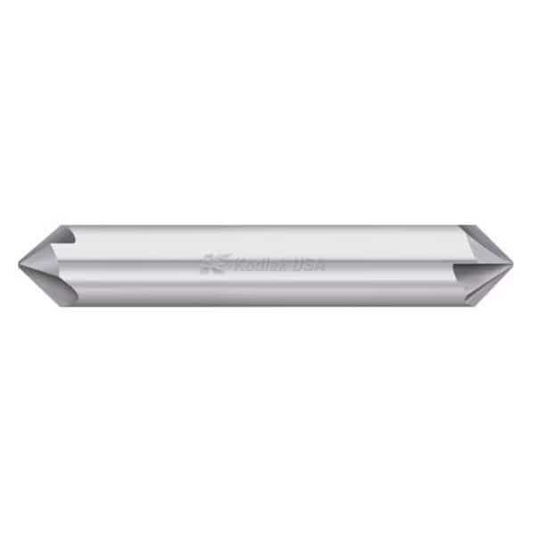 1/4 Carbide Chamfer Mill 4 Flute Double End
