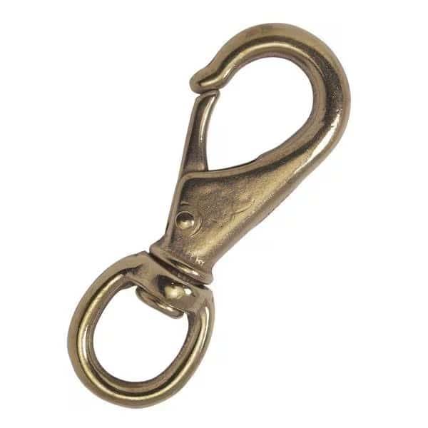 Snap Bronze Spring Round Swivel Eye Size 1