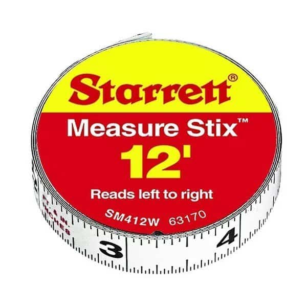 Measure Stix 1/2" X 12Ft