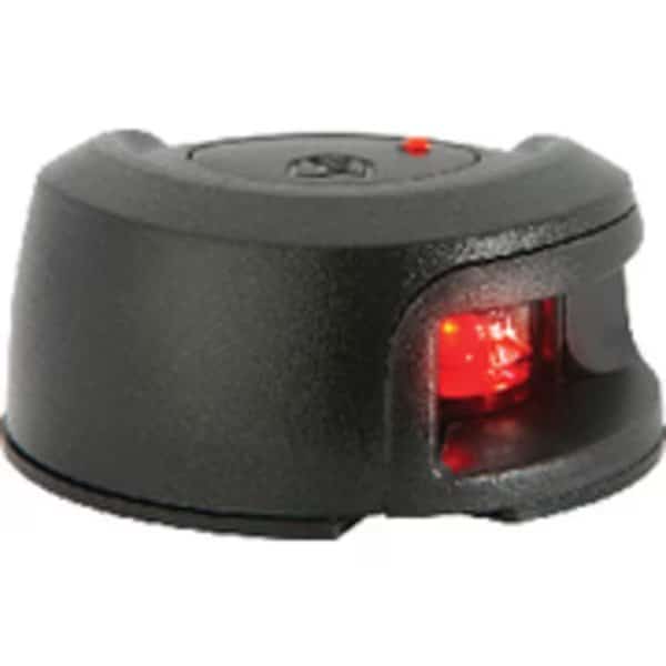Attwood LightArmor LED Deck Mount Side Light; Black; Port Side, Attwood Marine, Mfr#: NV2012PBR-7