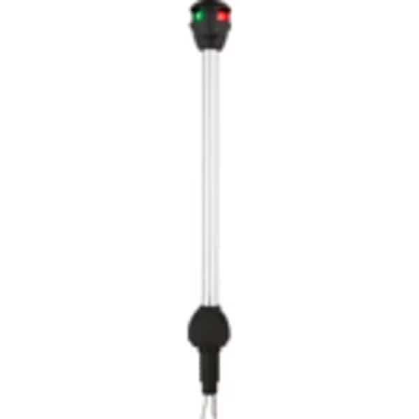 LightArmor Bi-Color LED Navigation Pole Light, 14" Strght w/Task Light, Attwood Marine, Mfr#: NV6LC2-14-7