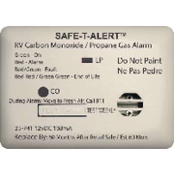 12V 25 Series Safe-T-Alert Mini RV Dual Carbon Monoxide/Propane Alarm