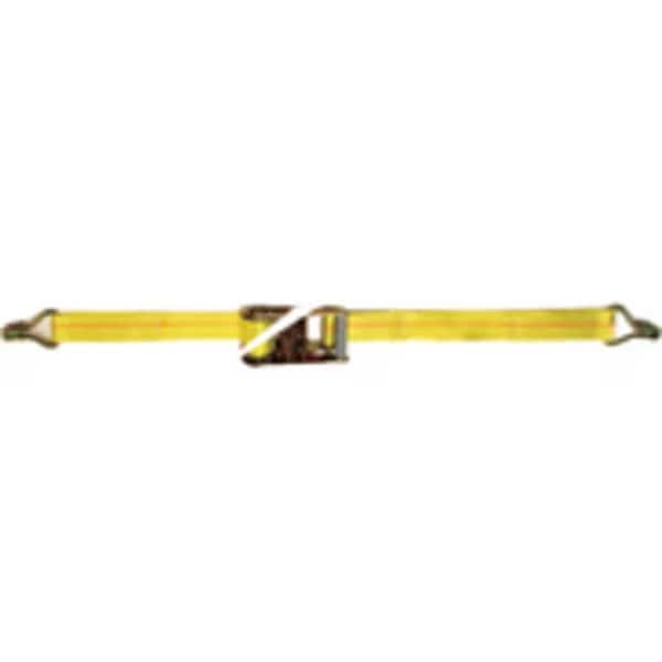 CargoBuckle Ratchet Strap with Double J-Hooks 2" x 20Ft