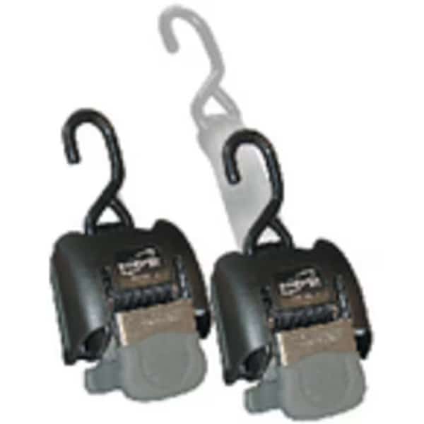 G2 Retractable Transom Tie-Downs Stainless Steel Up to 43", PK2
