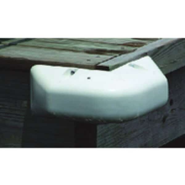 Dock Pro Heavy-Duty Vinyl Dock Bumper 4" D x 5" H White