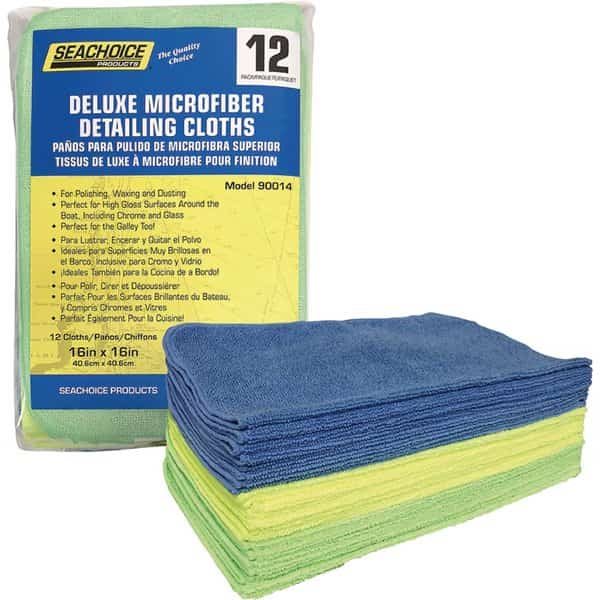 Deluxe Microfiber Detailing Cloths, 12-ct. Pack