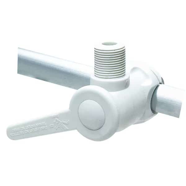 Nylon Antenna Rail Mount - White
