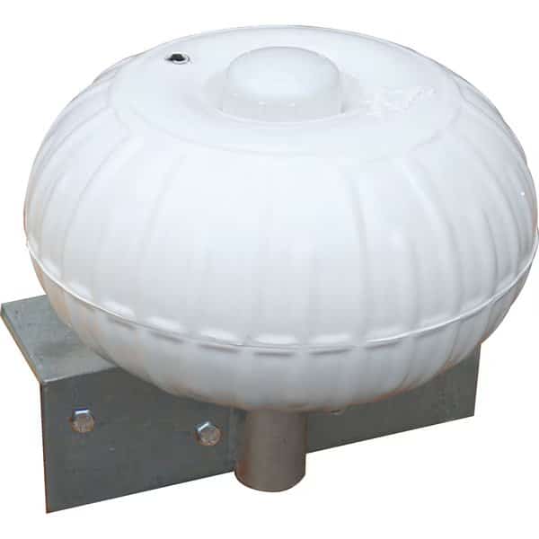 Dock Pro Inflatable Dock Wheel, White Straight Mount, 9"