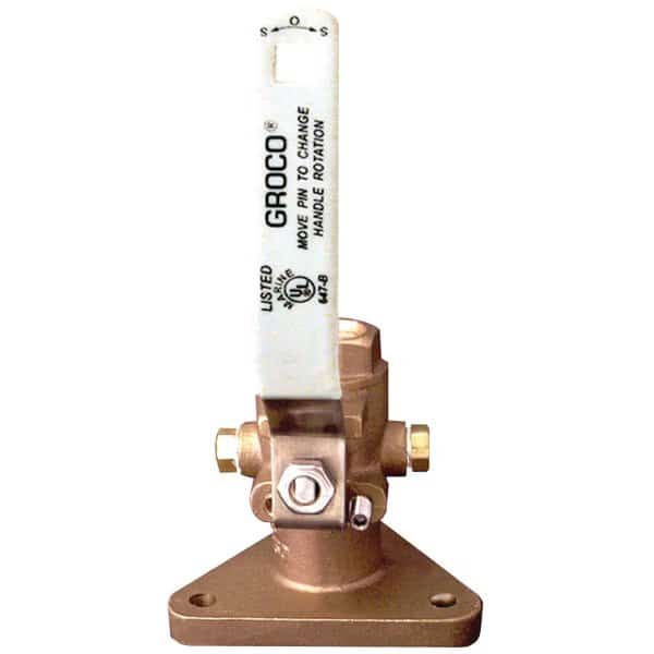 2-1/2"Bronze Flanged Ball Valve