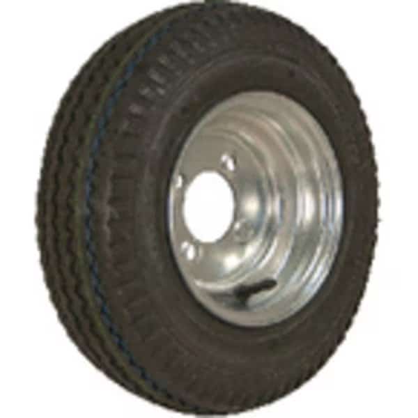 Loadstar Bias Tire & Wheel (Rim) Assembly 480/400-8 4 Hole