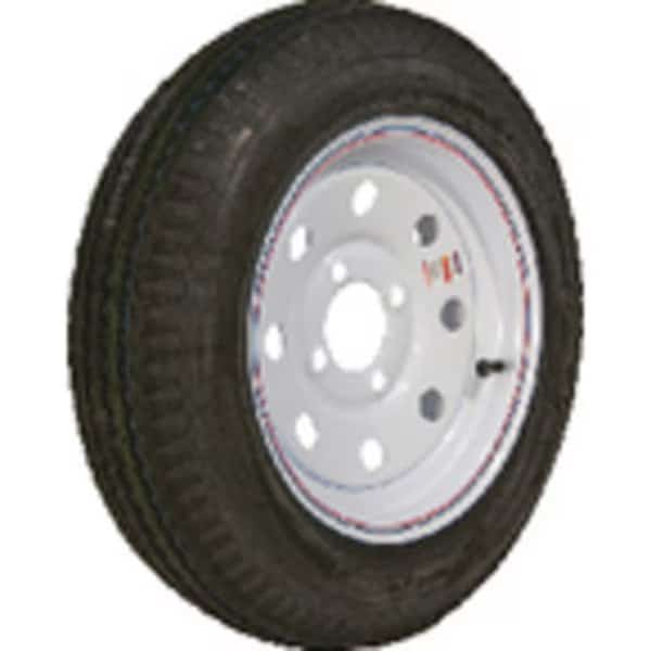 Loadstar Bias Tire & Wheel (Rim) Assembly 480-12 4 Hole 4 Ply