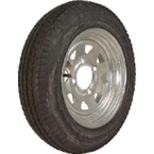 Loadstar Bias Tire & Wheel (Rim) Assembly 480-12 4 Hole 4 Ply