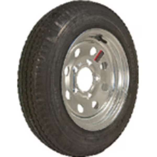 Loadstar Bias Tire & Wheel (Rim) Assembly 480-12 4 Hole 4 Ply