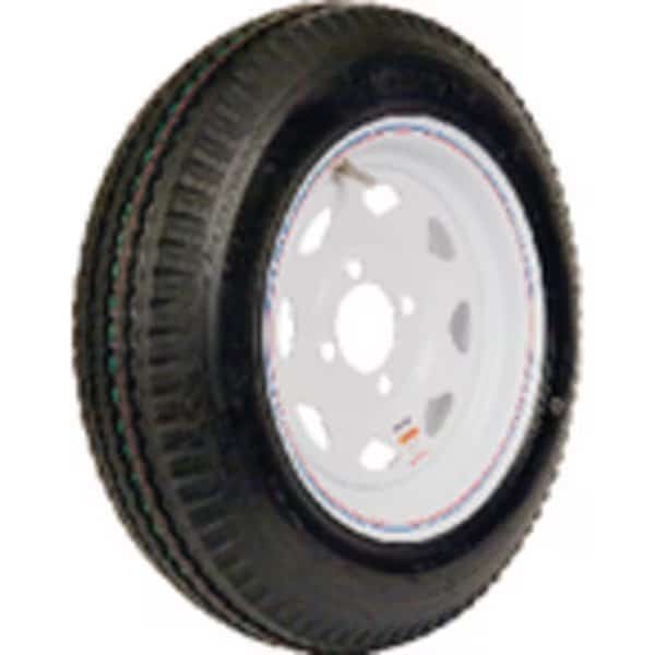 Loadstar Bias Tire & Wheel (Rim) Assembly 480-12 5 Hole 4 Ply