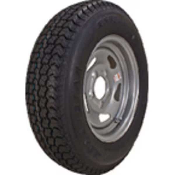 Loadstar Bias Tire & Wheel (Rim) Assembly ST205/75D-14 5 Hole C Ply