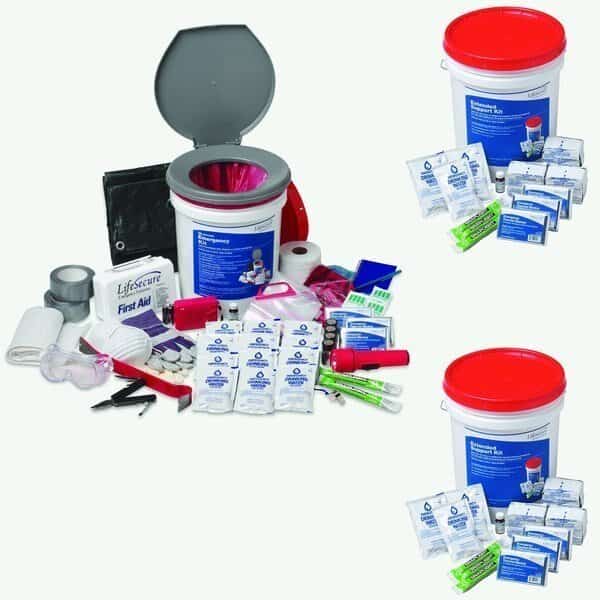 Complete 25-Person 2-Day Shelter-In-Place Combo Emergency Kit