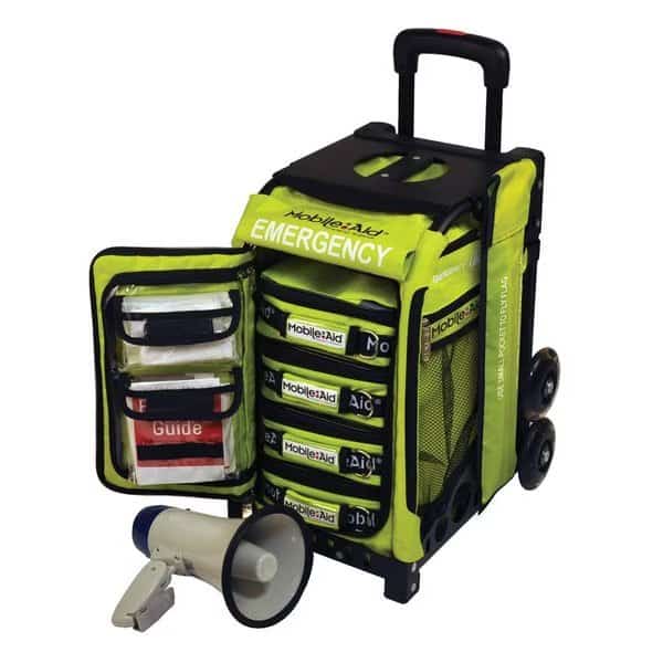 Easy-Roll Emergency Incident Command Station (4-Person Team), Mobileaid, Mfr#: 31596