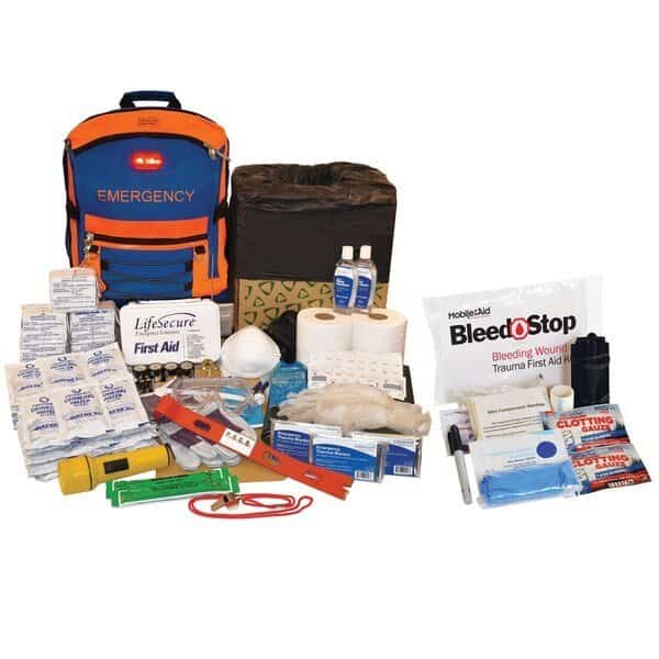 SchoolGuard Classroom Evacuation & Lockdown Kit w/BleedStop Compact 200 Bleeding Control Kit