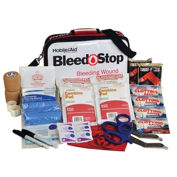 BleedStop Double 100 Bleeding Wound Trauma First Aid Kit