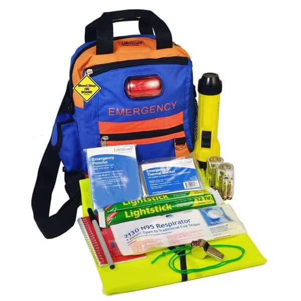 SchoolGuard Teacher & Staff School Emergency Kit w/BleedStop Compact 200 Bleeding Control Kit