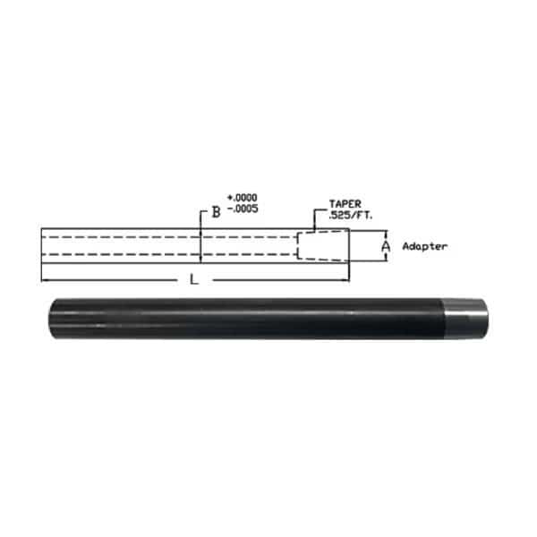 Ua6 X 8.5 Straight Shank Adapter