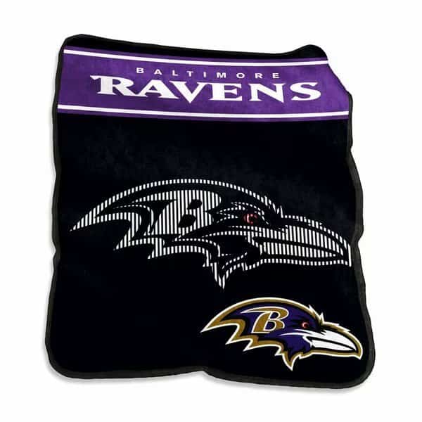 Baltimore Ravens 60x80 Raschel Throw