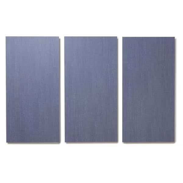 LUCIDA SURFACES, FabCore Wild Indigo 12 in. x 24 in. 3mm 28MIL Glue Down Luxury Vinyl Tiles (36 sq.ft), 18PK
