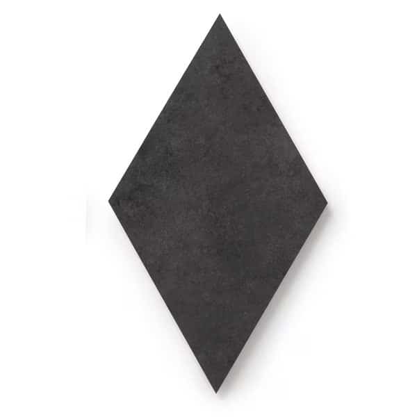 LUCIDA SURFACES, MosaiCore Ink  Rhombus 9.75 in. x 17 in. 3mm 28MIL Glue Down Luxury Vinyl Tiles (15.15 sq.ft), 26PK