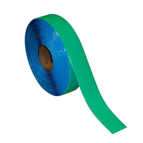 Floor Marking Tape, 2in x 100Ft , Green