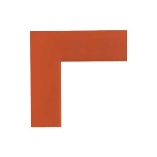 1 Piece L Marker, 2in, Orange, 24PK