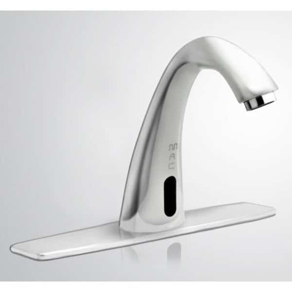 MAC's Touch-Free Faucet with 8 in. Deck Plate