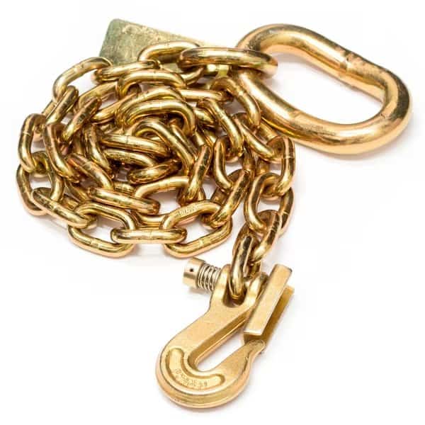 1/2 in. x 5 ft. Grade 70 Agricultural Safety Chain for Towed Machines, Kingchain, Mfr#: 426141