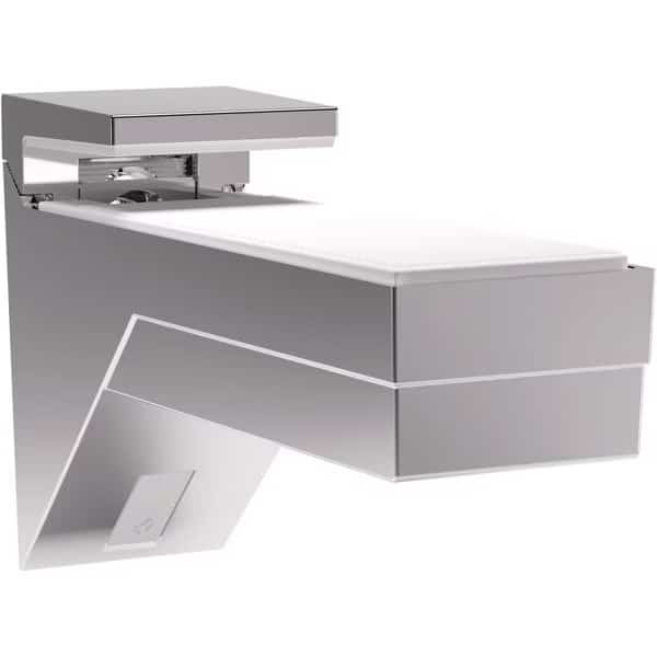 2-Pack Kalabrone Collection Glass Shelf Support Bracket for Glass or Wood Shelf, Chrome