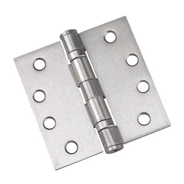 4inch 102 mm Full Mortise Ball Bearing Butt Hinge, Brushed Nickel