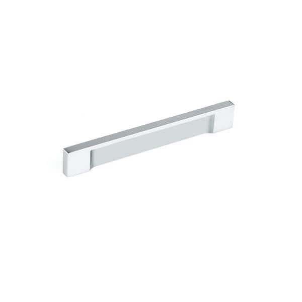 5 1/16 in (128 mm) Center-to-Center Chrome Contemporary Drawer Pull