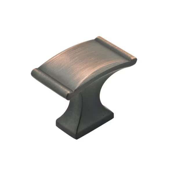 1 3/8 in (35 mm) x 25/32 in (20 mm) Brushed Oil-Rubbed Bronze Traditional Cabinet Knob