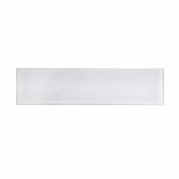 3X12 Frosted Soft White Subway Glass Tile 5 Sq.Ft., 20PK