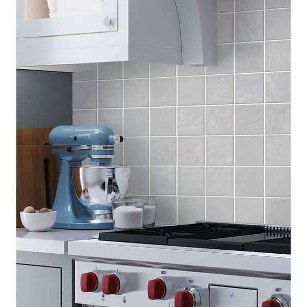 La Riviera Blanc 5 in. x5 in. 9.90 Sq.Ft Ceramic Tile, 57PK