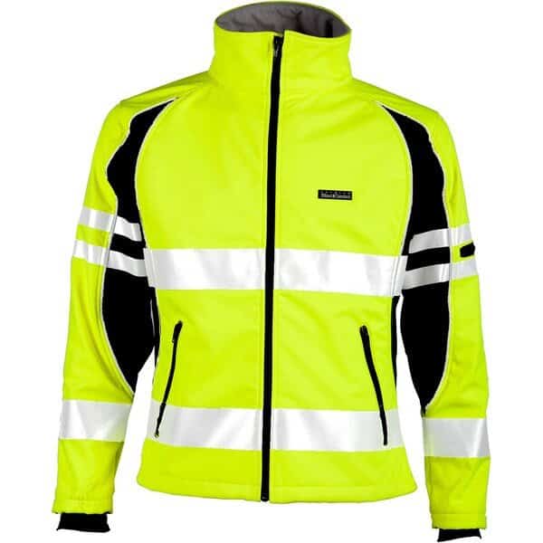XL, Lime Class 3 Premium Black Series Unisex Soft Shell Jacket