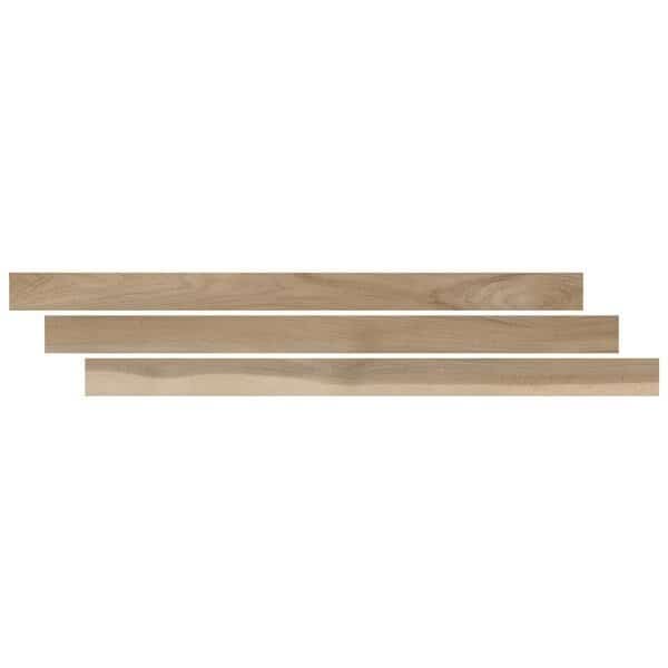 Bayhill Blonde 3/4 Thick X 2 3/4 In. Wide X 94 In. L Luxury Vinyl Overlapping Stair Nose Molding
