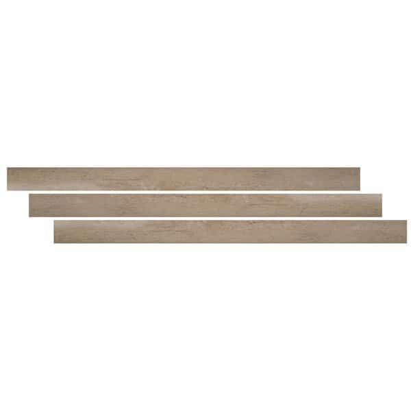Lime Wahsed Oak 3/4 In. Thick X 3/5 In. Wide X 94 In. Length Luxury Vinyl Quarter Round Molding