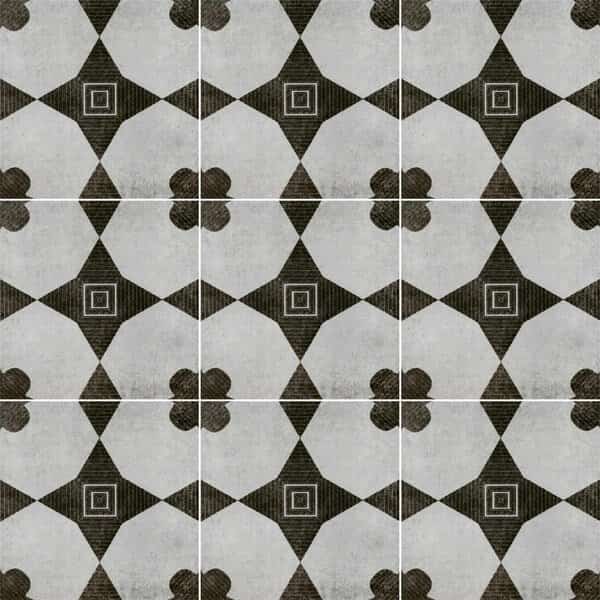 Sakura 8 in. x 8 in. Matte Porcelain Floor and Wall Tile, 12PK